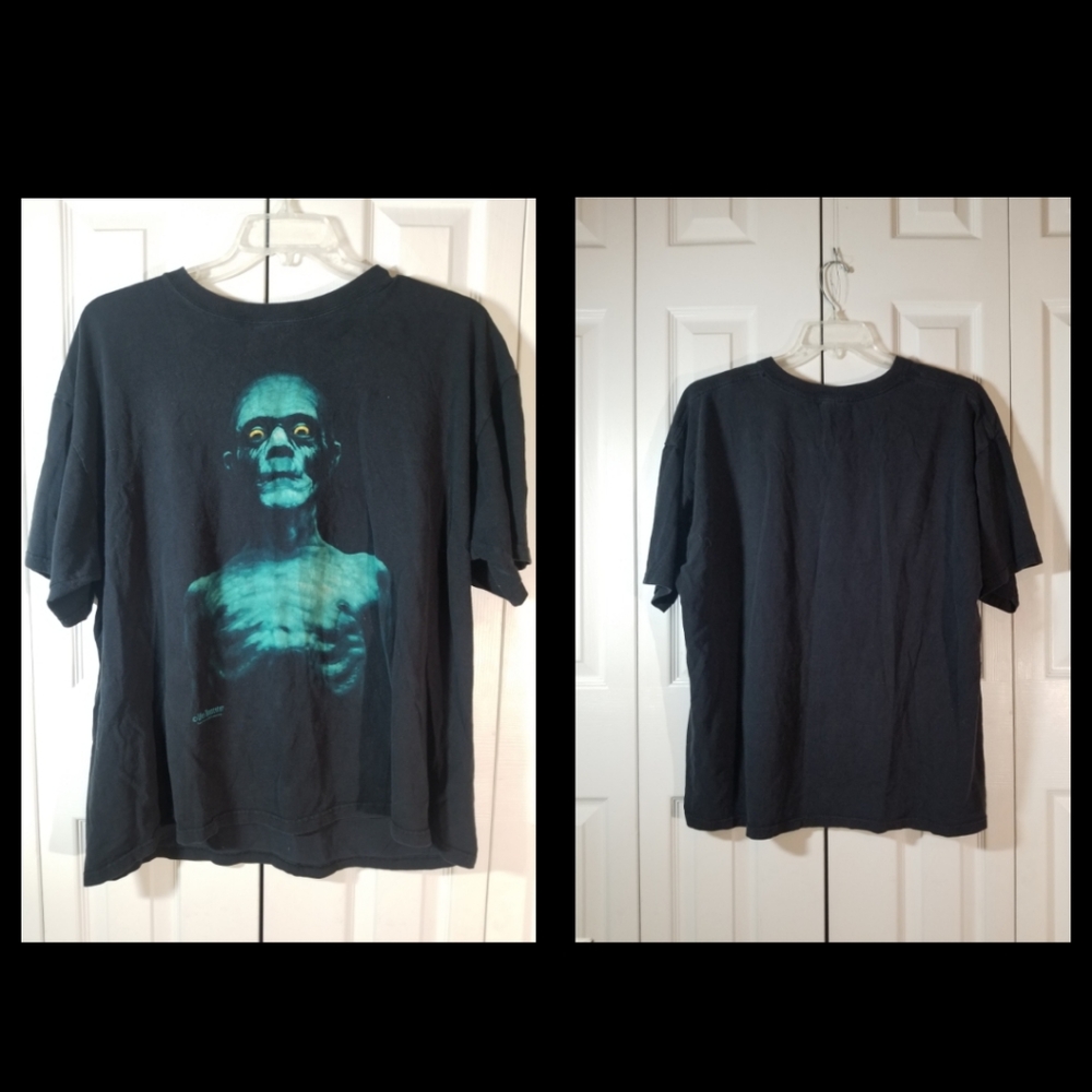 2x neon Frankenstein tshirt